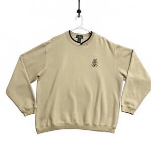 Guelph Country Club Beige Crewneck Sweatshirt By Antigua in Sri Lanka Size Large
